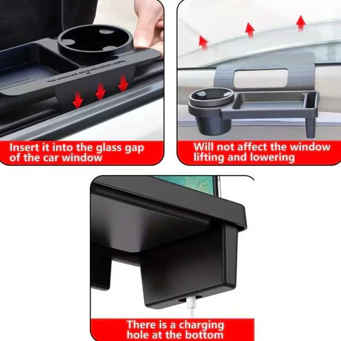 Car Armrest Mobile Phone & Cup Holder - The Emirates