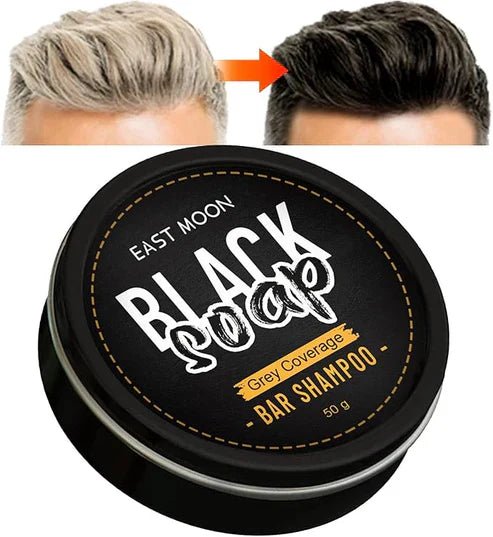 EAST MOON - Black Soap Bar Shampoo (Original) - The Emirates