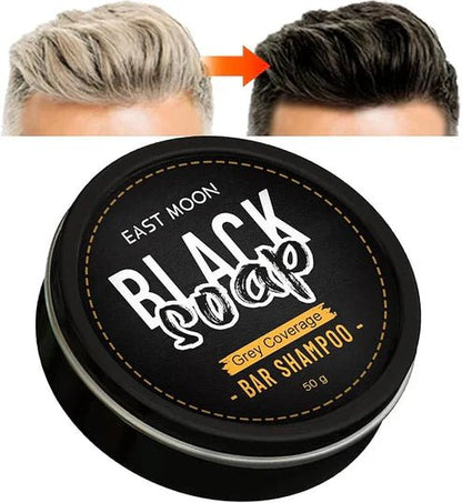 EAST MOON - Black Soap Bar Shampoo (Original) - The Emirates