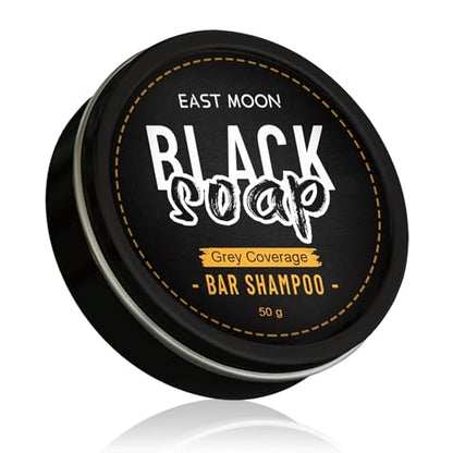 EAST MOON - Black Soap Bar Shampoo (Original) - The Emirates