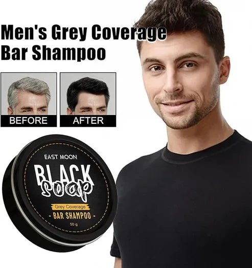 EAST MOON - Black Soap Bar Shampoo (Original) - The Emirates